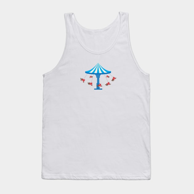 Carousel flying sheep Tank Top by ayelandco